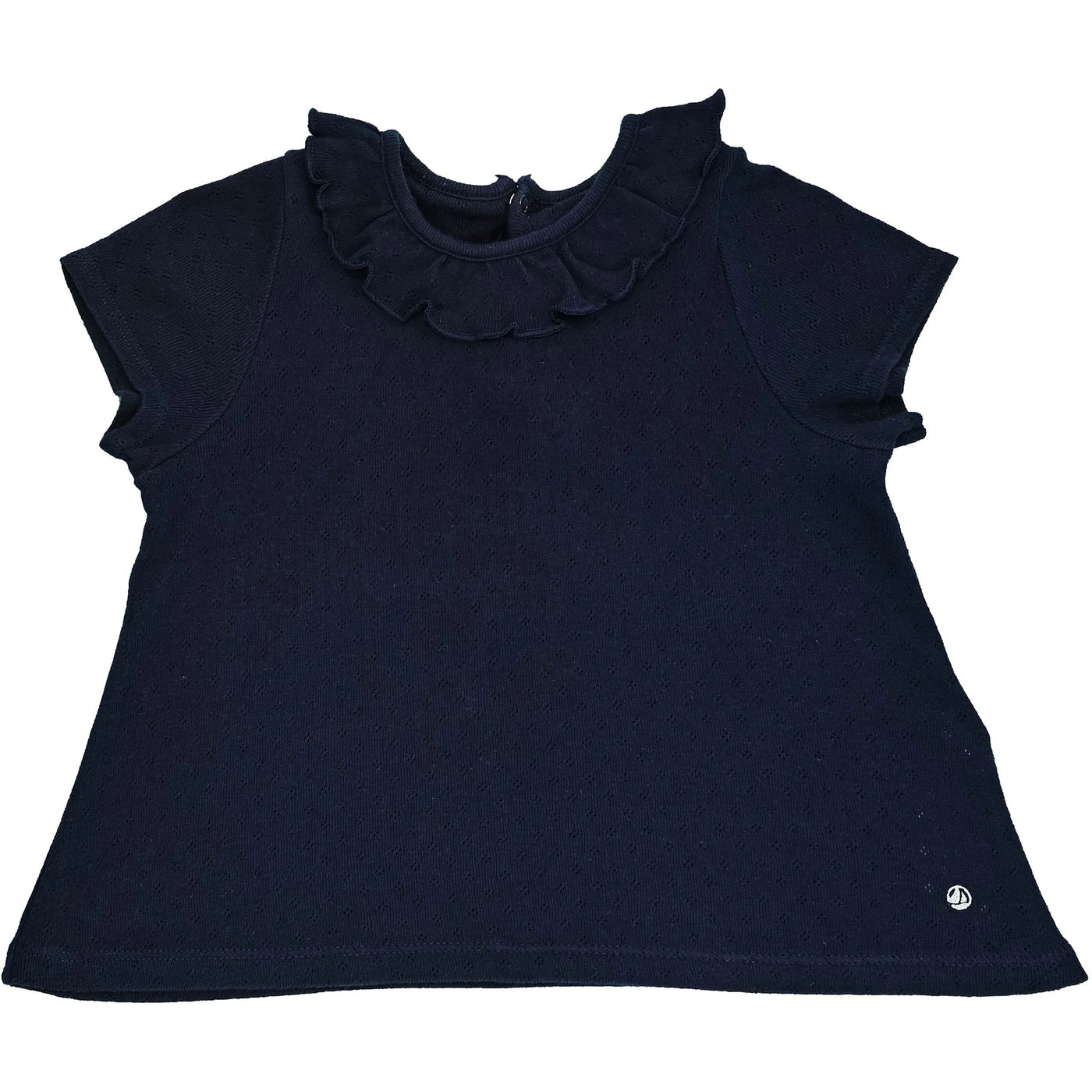 T-Shirt à manches courtes de seconde main en coton pour bébé fille de 24 mois - photo recto