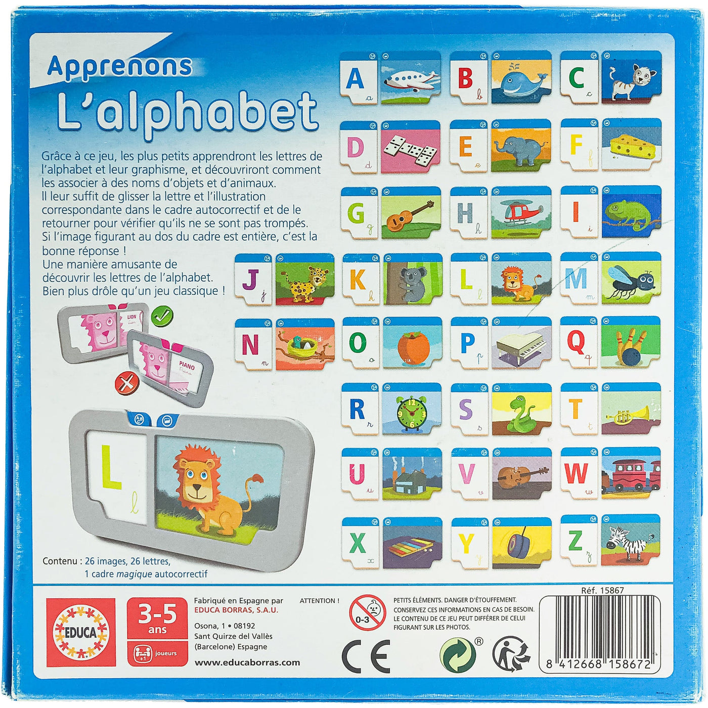 Jeu éducatif "Apprenons l'alphabet" de seconde main pour enfant à partir de 3 ans - photo alternative_2