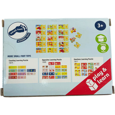 Puzzle "Puzzle éducatif L'heure" de seconde main en bois pour enfant à partir de 3 ans - photo alternative_1