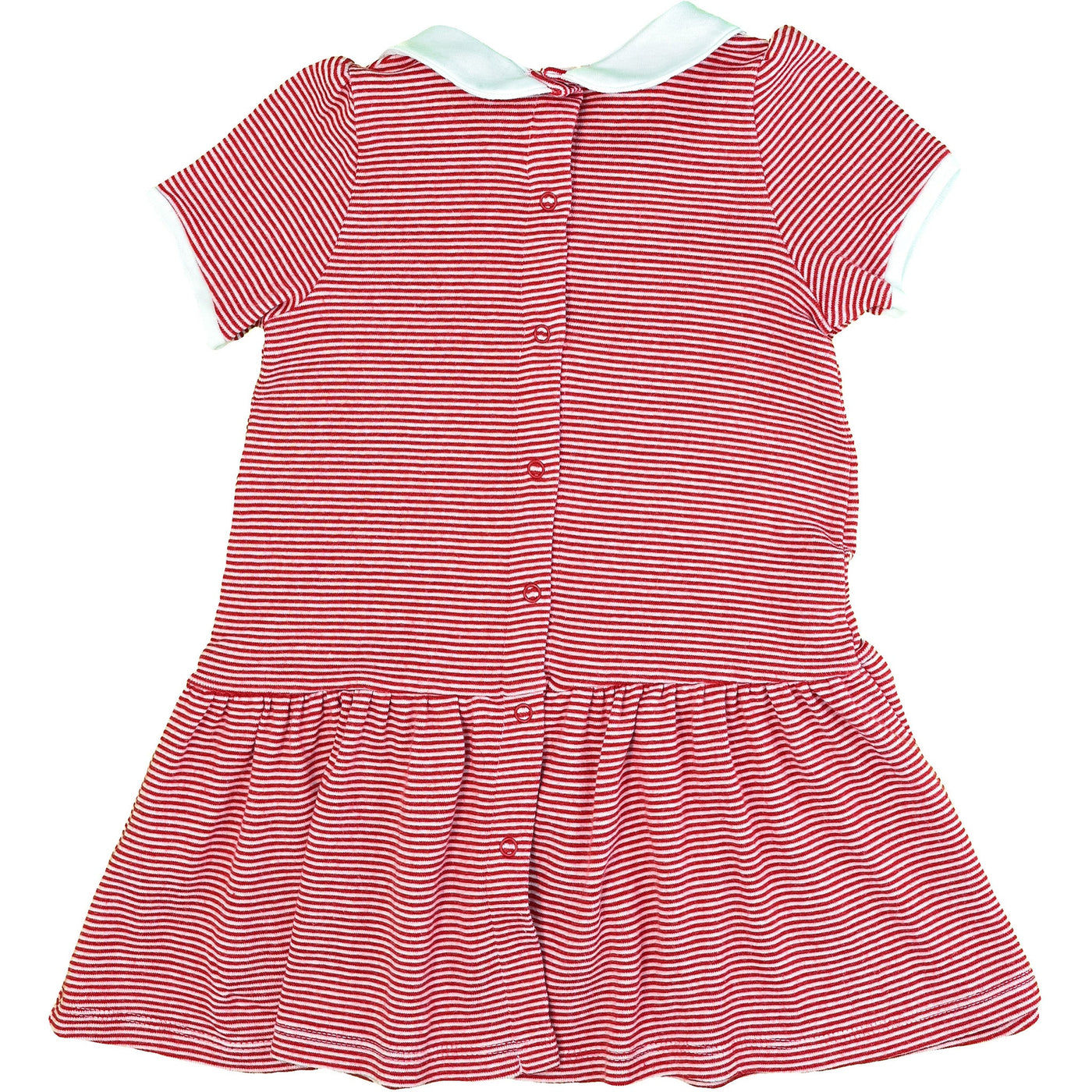 Robe à manches courtes de seconde main en coton pour bébé fille de 18 mois - photo verso