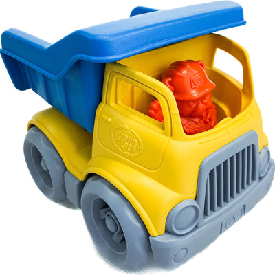 Camion "Camion de construction" de seconde main en plastique recyclé pour enfant à partir de 2 ans - photo alternative_1