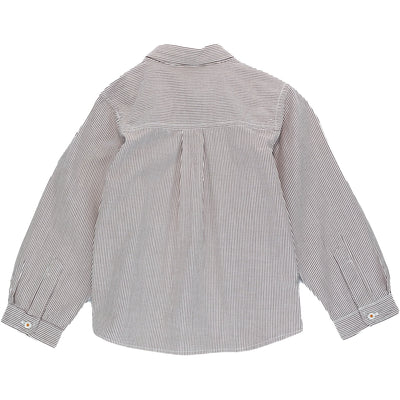 Chemise à manches longues de seconde main en coton pour enfant garçon de 3 ans - photo verso