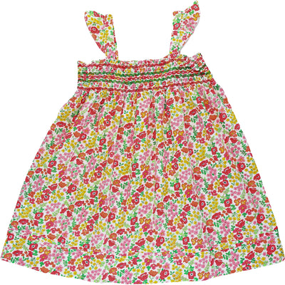 Robe sans manche de seconde main en coton pour enfant fille de 4 ans - photo verso