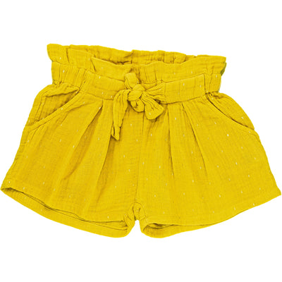 Short de seconde main en coton pour enfant fille de 4 ans - photo recto