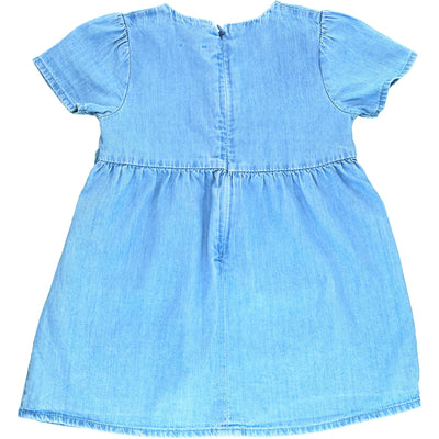 Robe à manches courtes de seconde main en coton pour bébé fille de 18 mois - photo verso