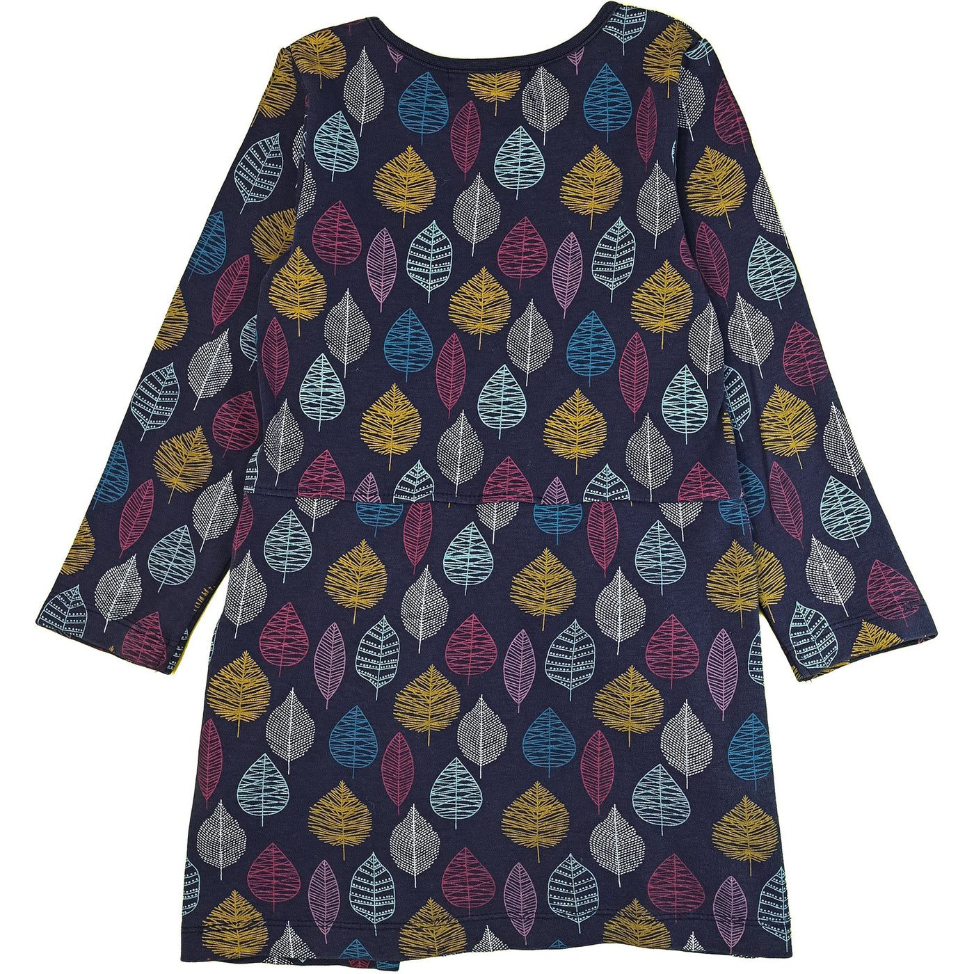 Robe à manches longues de seconde main en coton bio pour bébé fille de 24 mois - photo verso