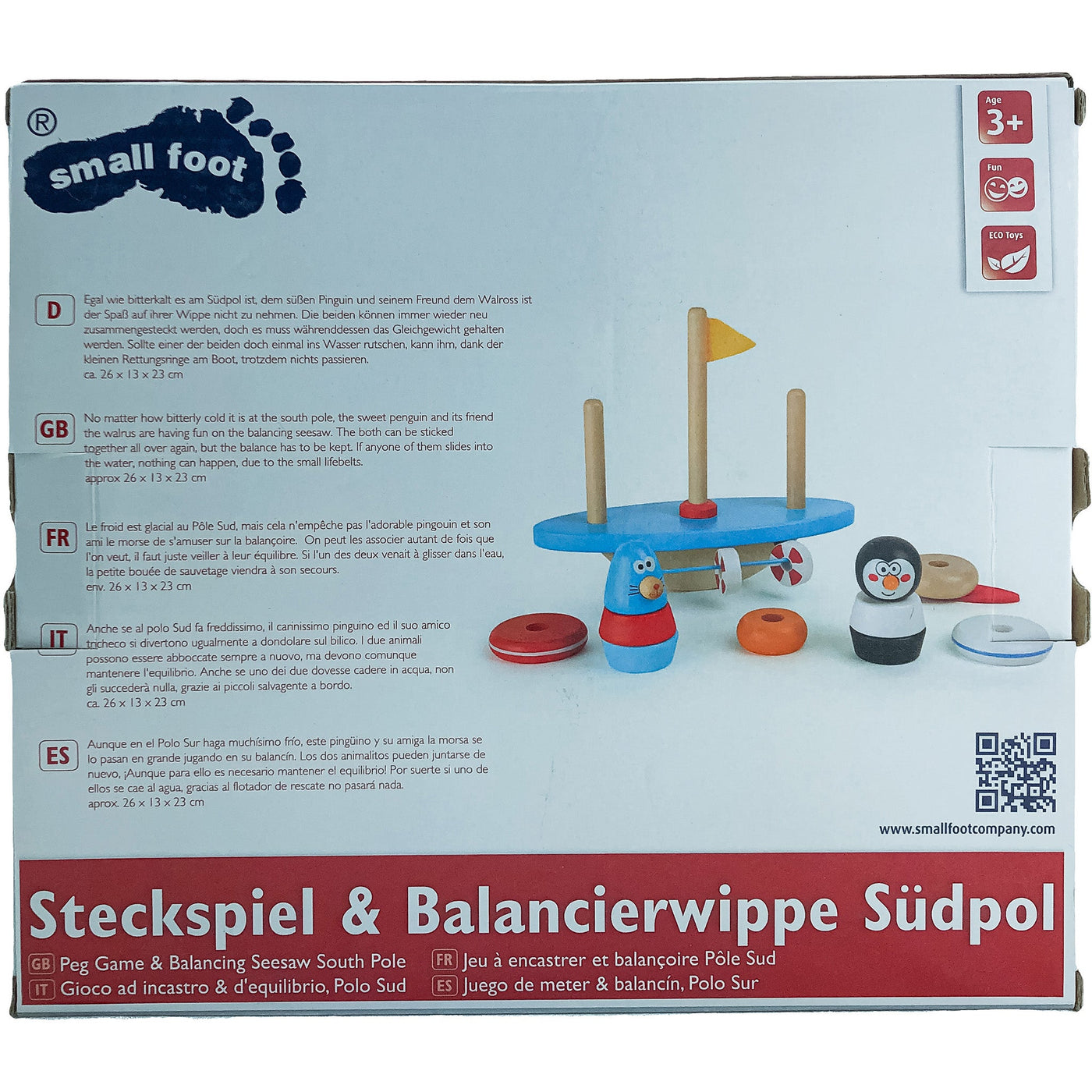 Jeu éducatif "Jeu à encastrer et balançoire Pôle Sud" de seconde main en bois pour enfant à partir de 3 ans - photo secondaire