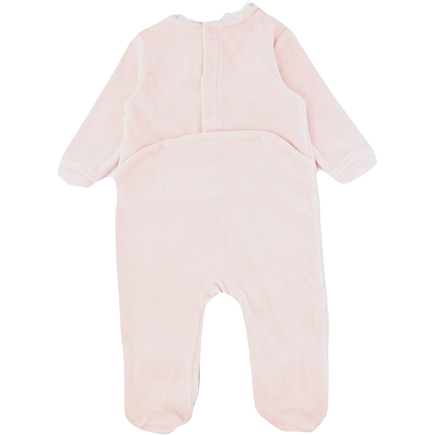 Pyjama de seconde main en velours pour bébé fille de 9 mois - photo verso