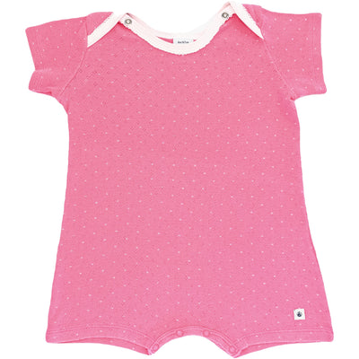 Combinaison courte de seconde main en coton pour bébé fille de 6 mois - photo recto