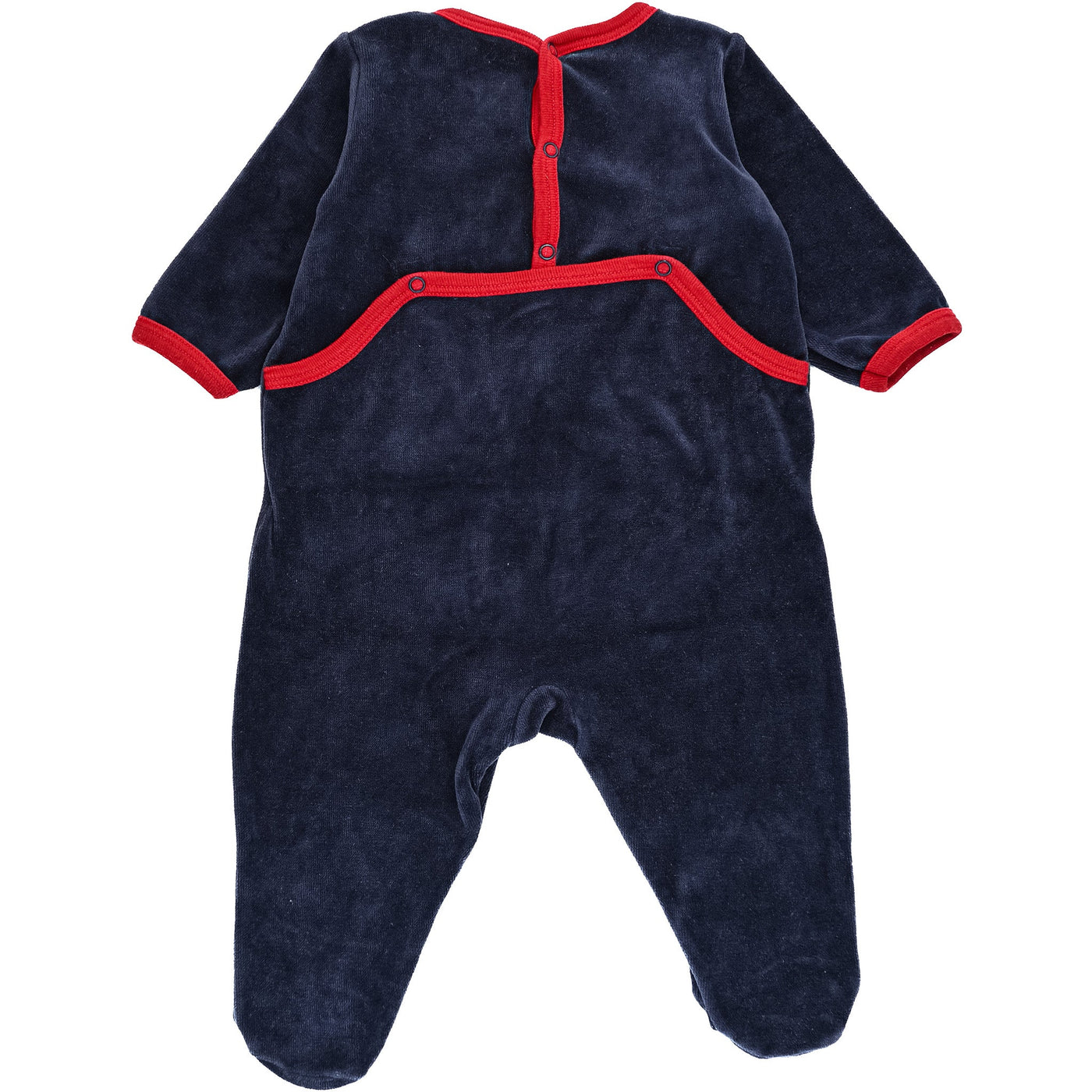 Pyjama de seconde main en velours pour bébéde 3 mois - photo verso