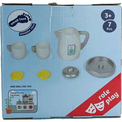 Accessoire de dinette "Kit de thé avec bouilloire pour la cuisine d'enfant" de seconde main en bois pour enfant à partir de 3 ans - photo secondaire