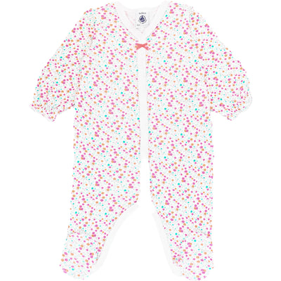 Pyjama de seconde main en coton pour bébé fille de 3 mois - photo recto