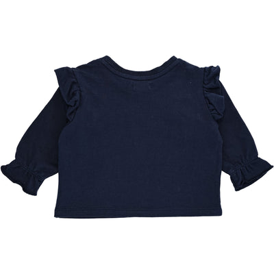 T-Shirt à manches longues de seconde main en coton pour bébé fille de 6 mois - photo verso