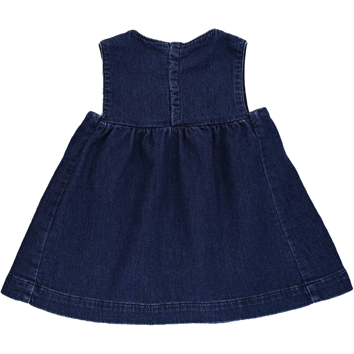 Robe sans manche de seconde main en jean pour bébé fille de 18 mois - photo verso