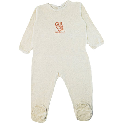 Pyjama de seconde main en velours pour bébéde 18 mois - photo recto